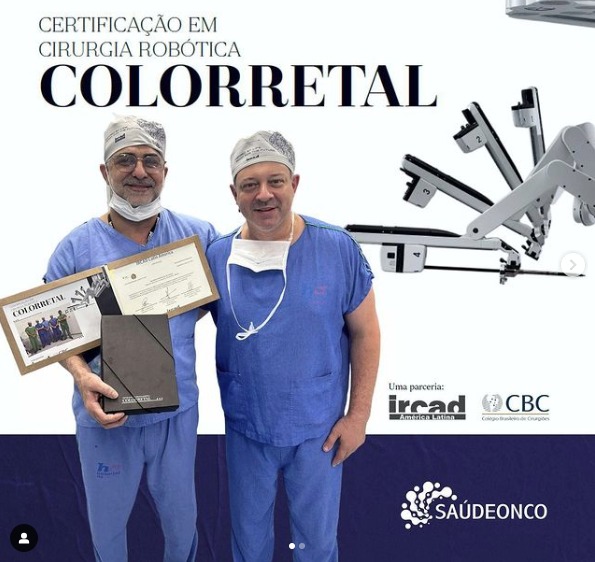 Certificação em cirurgia robótica